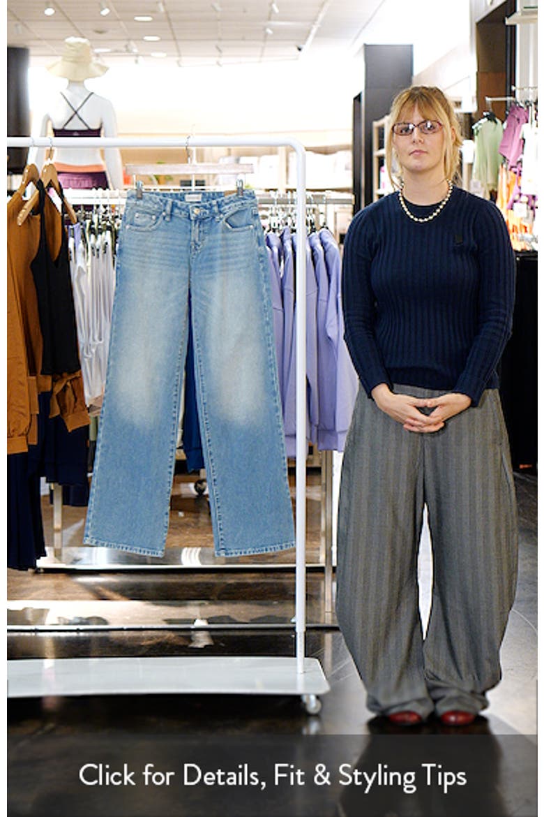 Zoe Low Rise Wide Leg Girlfriend Jeans video