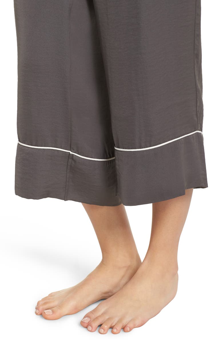 Something Navy Satin Pajama Pants, Alternate, color,