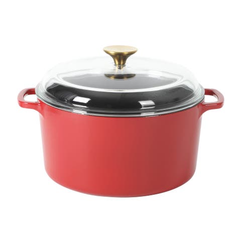 Sur La Table Supper Club 5-Quart Enameled Cast Iron Dutch Oven