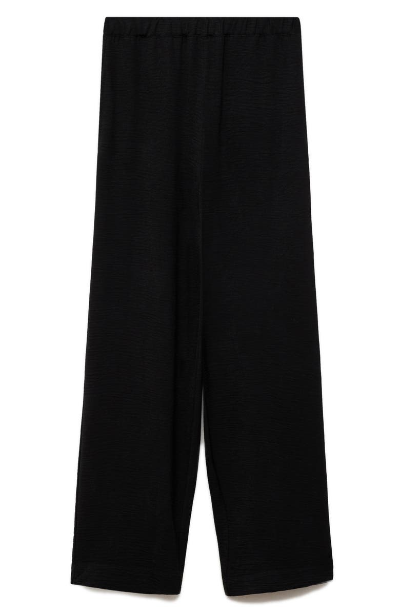 MANGO Textured Flowy Pants, Alternate, color,