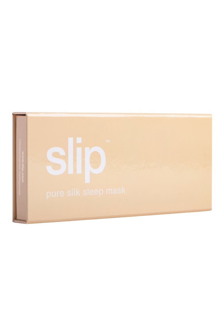 Pure Silk Sleep Mask, Alternate, color, CARAMEL