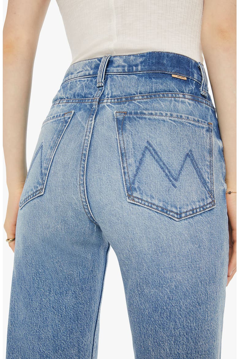 The Newbie High Waist Crop Straight Leg Jeans, Alternate, color, WIPEOUT