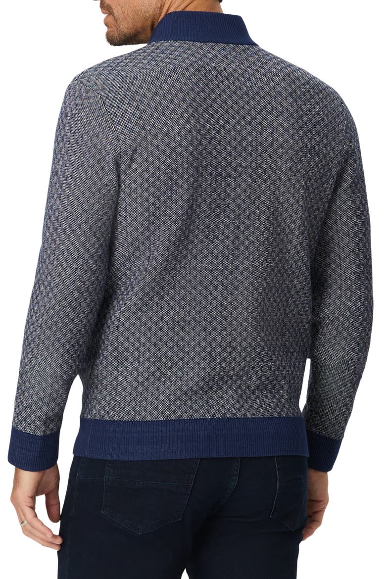 Loreto Full Zip Sweater, Alternate, color, NAVY