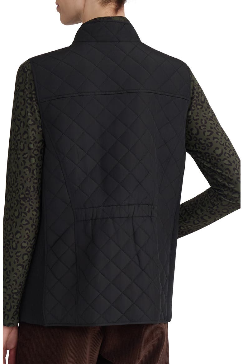 Quilted Vest, Alternate, color, JONES BLACK