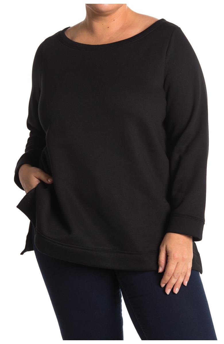 Rachel Roy Shiva Boatneck Sweatshirt, Alternate, color, 
