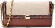 Cole Haan Daniella Canvas & Leather Wallet on a Chain
