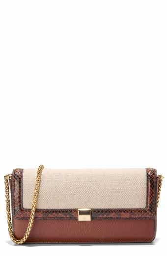 Cole Haan Daniella Canvas & Leather Wallet on a Chain
