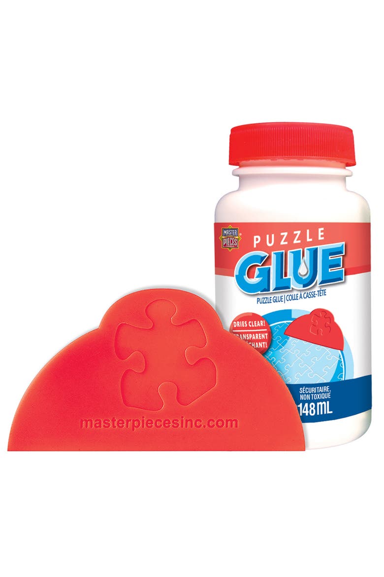 Jigsaw Puzzle Glue with Applicator - 5oz, Alternate, color, Multicolor