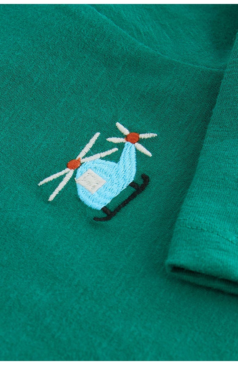 NEXT Kids' Embroidered Long Sleeve Cotton T-Shirt, Alternate, color,