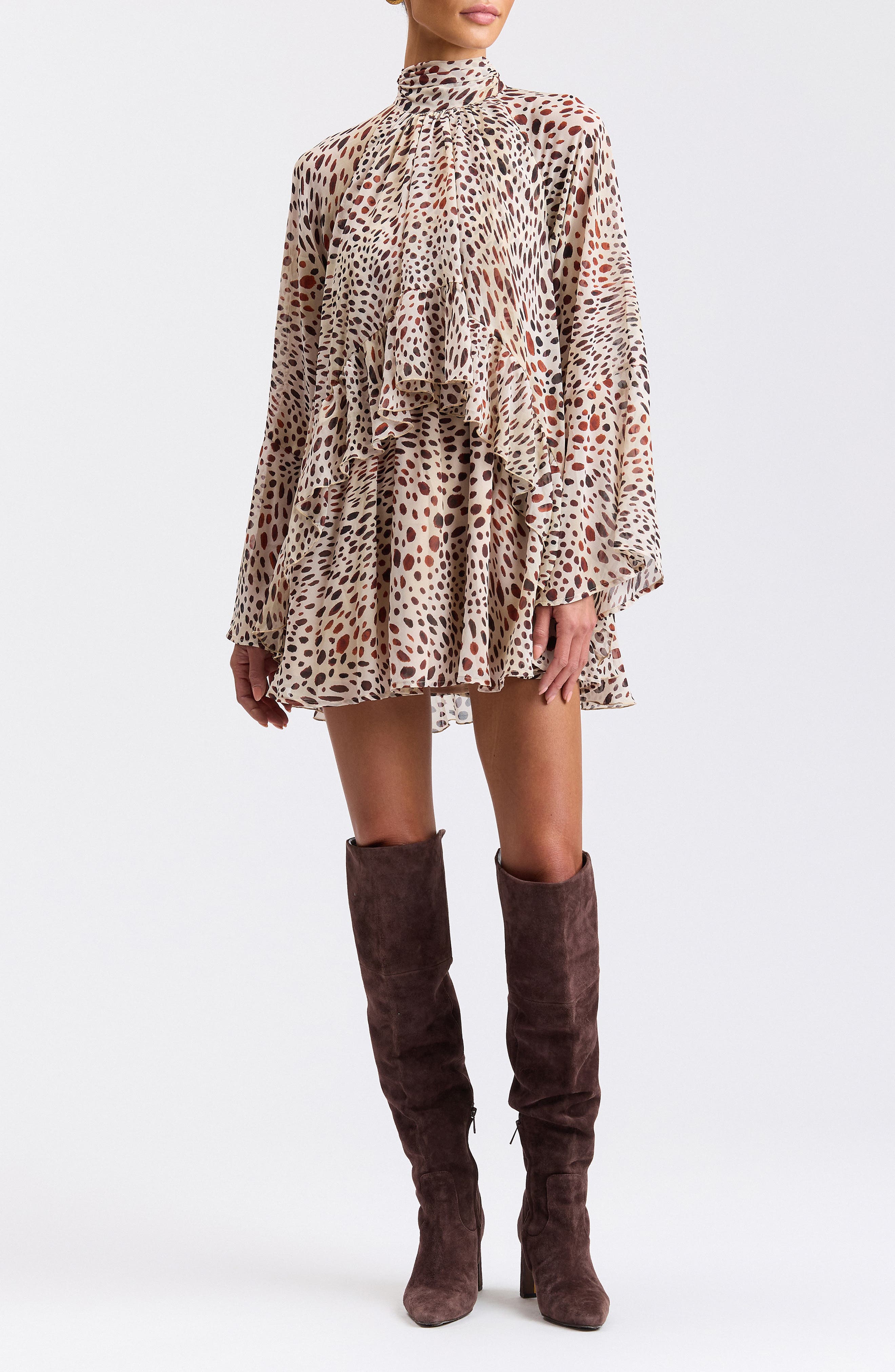 Ruffle Minidress