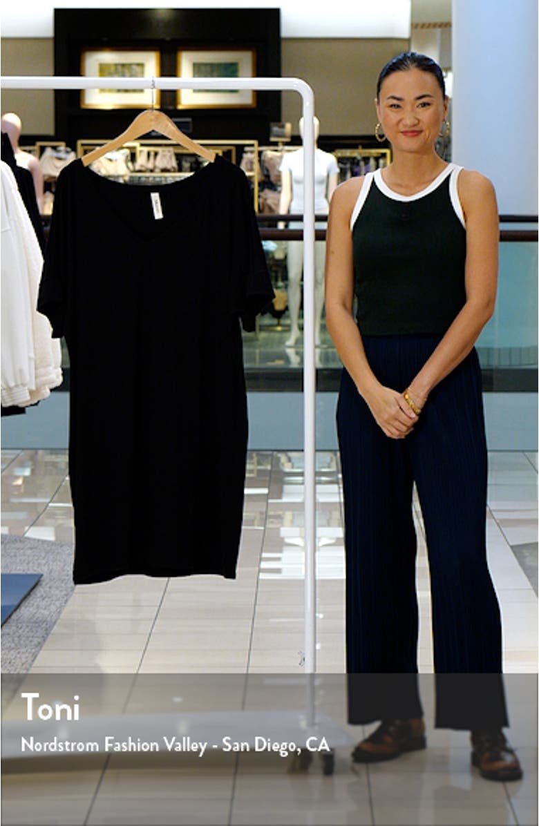 Loose Fit Jersey T-Shirt Dress, sales video thumbnail