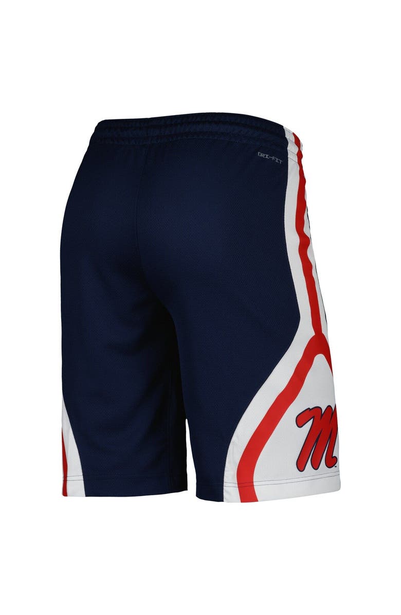 Nike Men's Nike Navy Ole Miss Rebels Replica Performance Basketball Shorts, Alternate, color, Navy