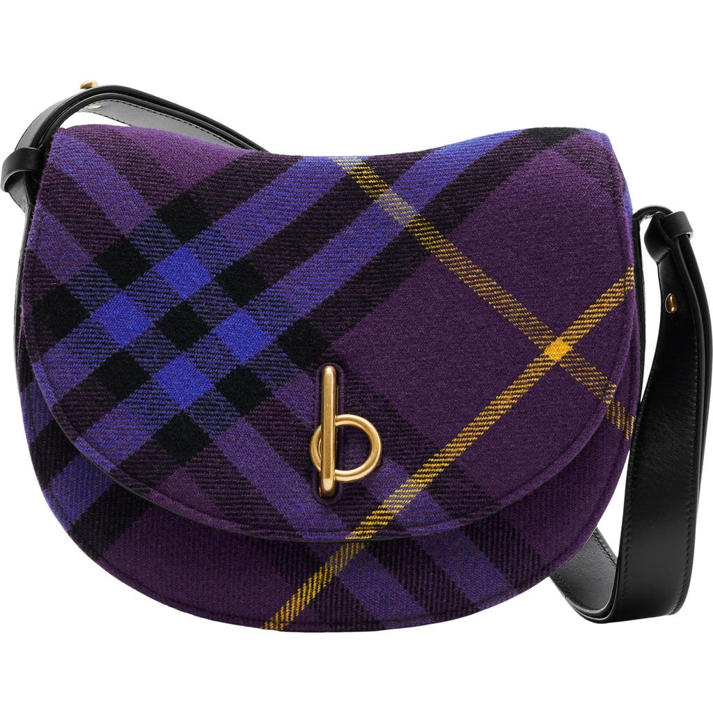 Burberry Rocking Horse Plaid-check Shoulder Bag In Ribbon