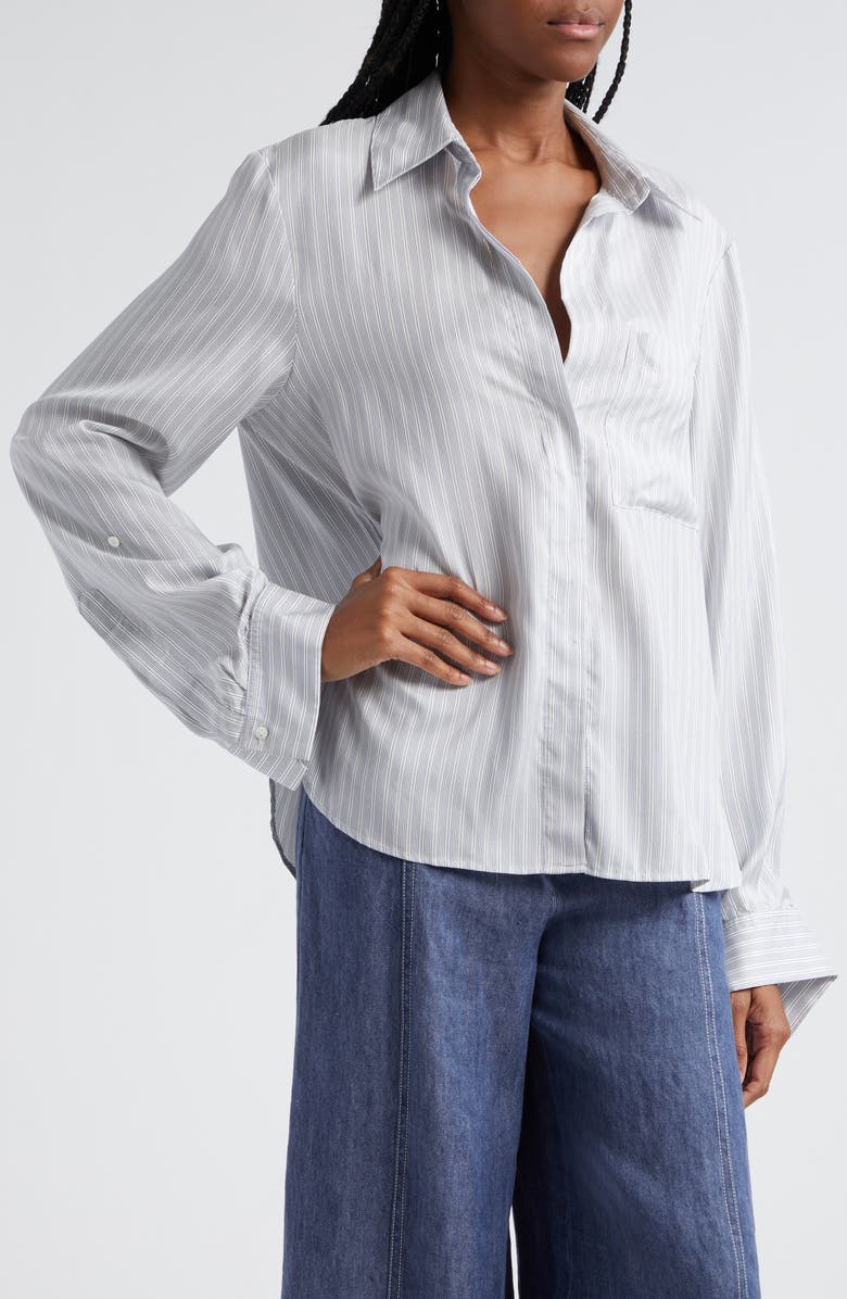 TWP Stripe Boyfriend Shirt, Alternate, color, 