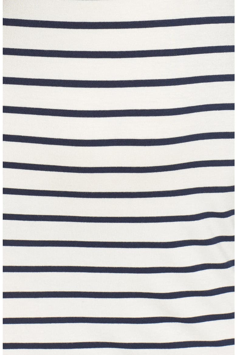 'Brigette' Stripe T-Shirt Dress, Alternate, color, MARINE STRIPE