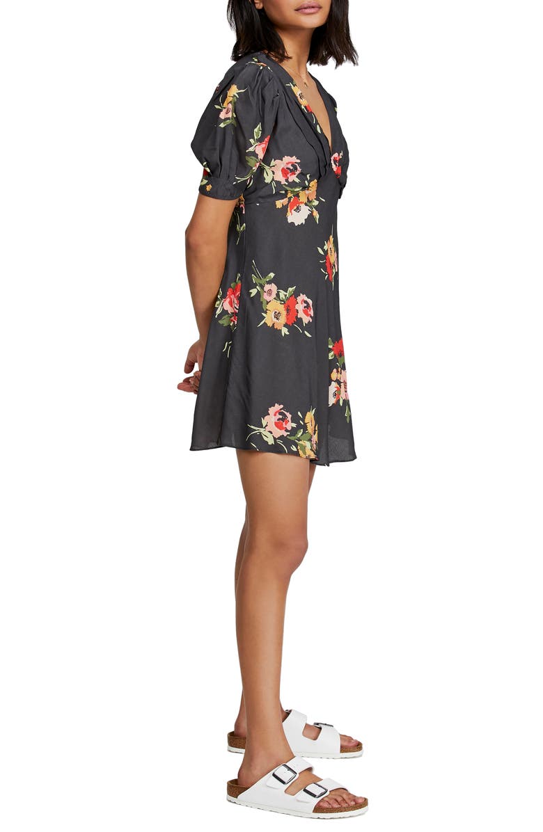 Free People Neon Garden Minidress, Alternate, color, 