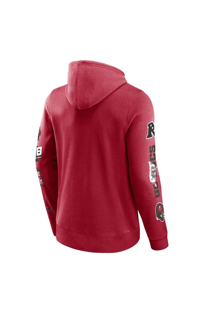 FANATICS Men's Fanatics Branded Red Tampa Bay Buccaneers Extra Innings Pullover Hoodie, Alternate, color, Red