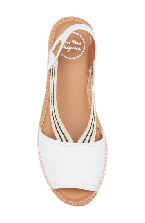 Toni Pons Estel Espadrille Wedge Sandal In Blanco