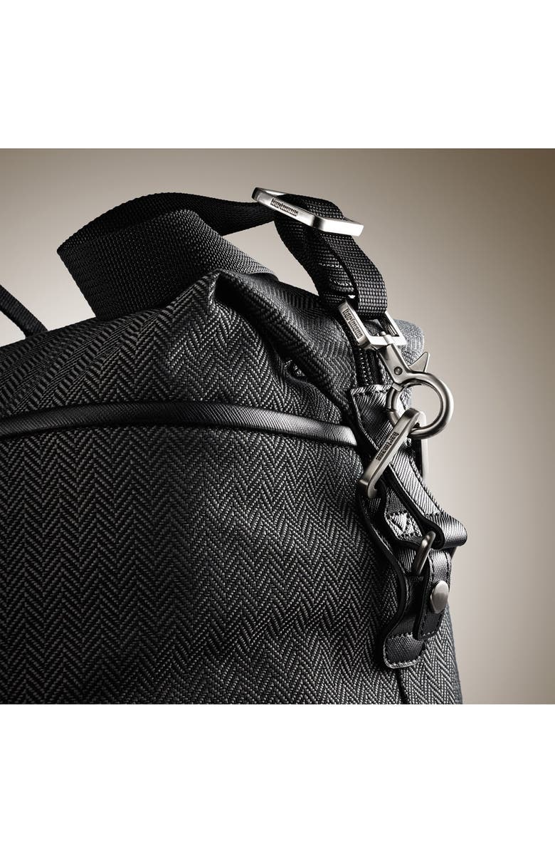 Hartmann 'Luxe' Herringbone Weekend Duffel, Alternate, color,