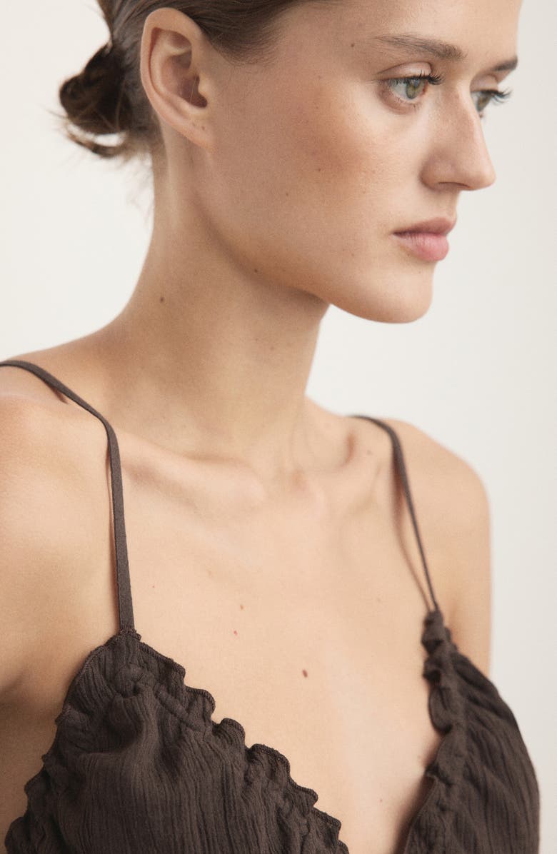 MANGO Cotton Gauze Camisole, Alternate, color, 