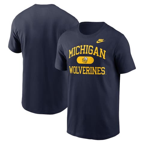 Men's Nike Navy Michigan Wolverines Legacy Alma Mater T-Shirt