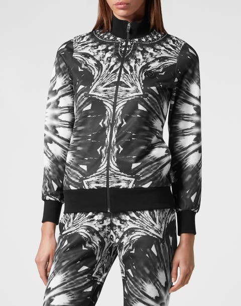 Triacetate Jogging Tracksuit Top/trousers Optical Flower Women