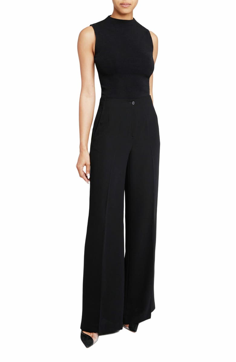 Santorelli Lily Wide Leg Pant In Fluid Cady, Main, color,