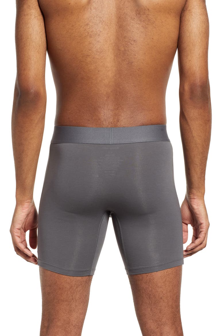 2-Pack Cool Cotton 6-Inch Boxer Briefs, Alternate, color, IRON GREY/ NAVY