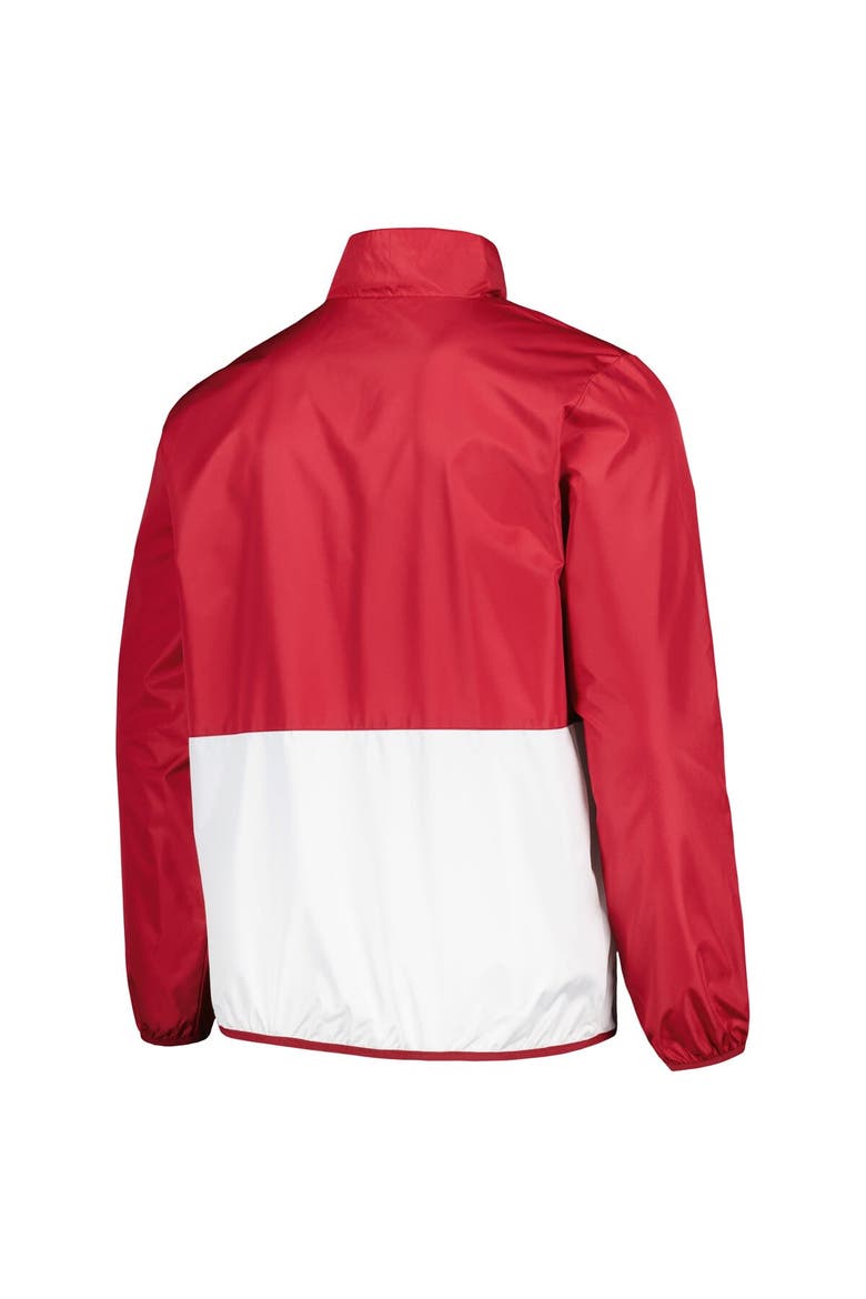 Men's G-III Sports by Carl Banks Crimson Alabama Crimson Tide Cornerman Half-Zip Top, Alternate, color, Crimson
