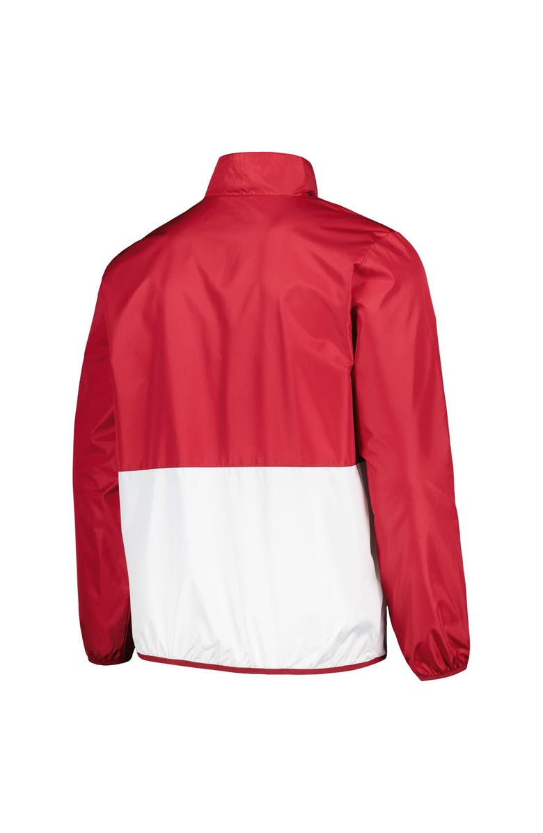 G-III SPORTS BY CARL BANKS Men's G-III Sports by Carl Banks Crimson Alabama Crimson Tide Cornerman Half-Zip Top, Alternate, color, Crimson