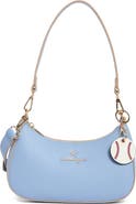 Nanette Lepore Convertible Faux Leather Baguette Shoulder Bag