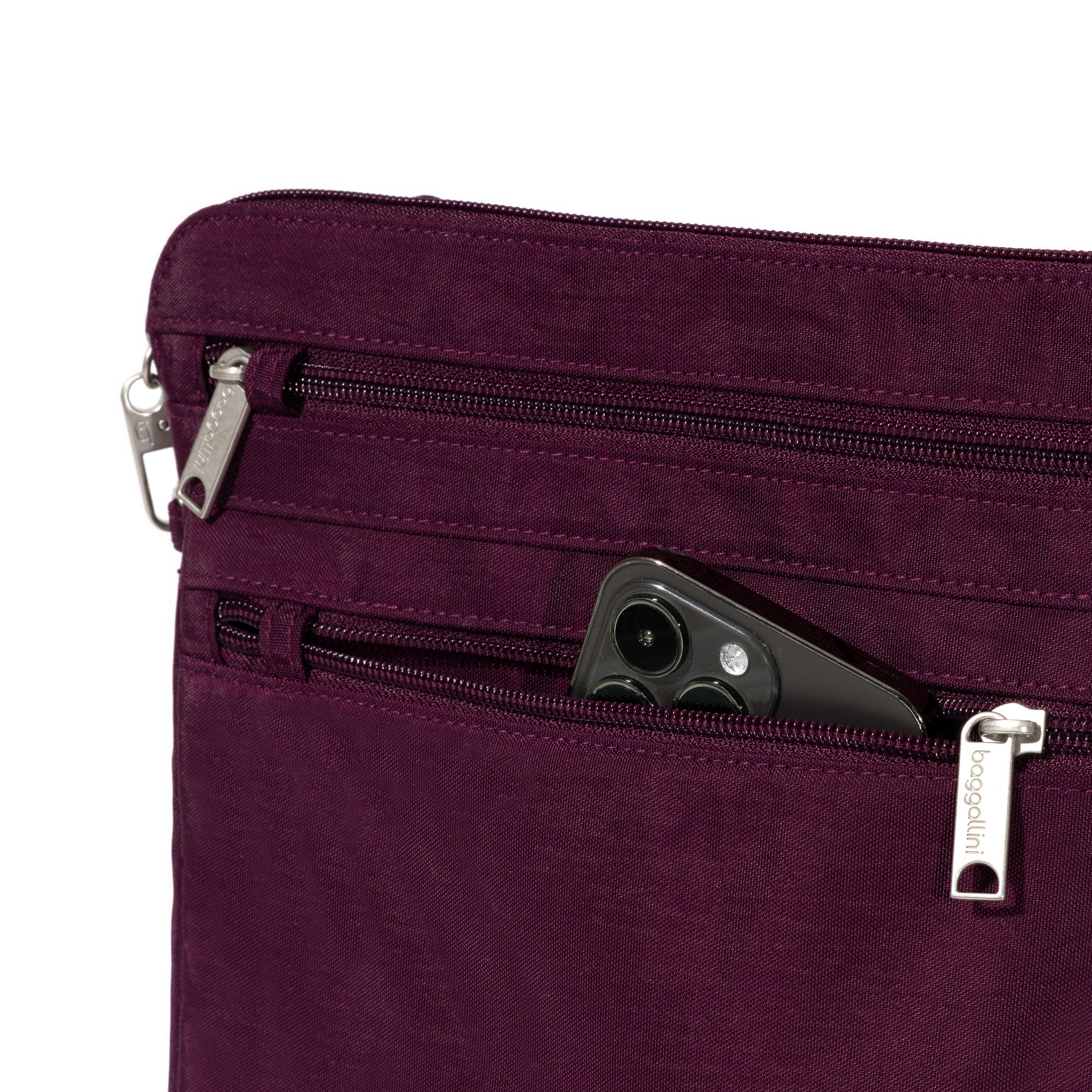 Securtex Anti-Theft Large Crossbody Bag, Alternate, color, Mulberry