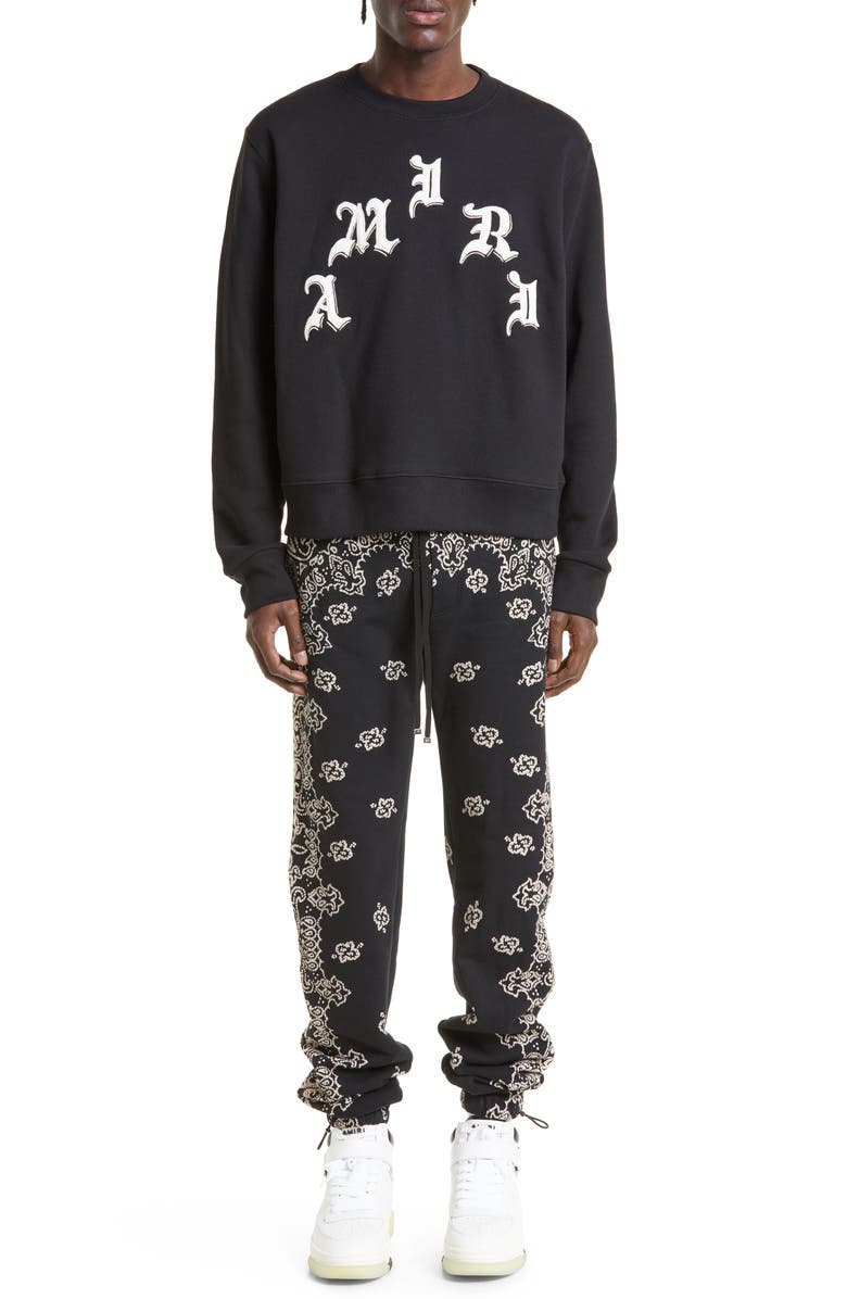AMIRI x Wes Lang Cotton Logo Graphic Sweatshirt, Alternate, color, 