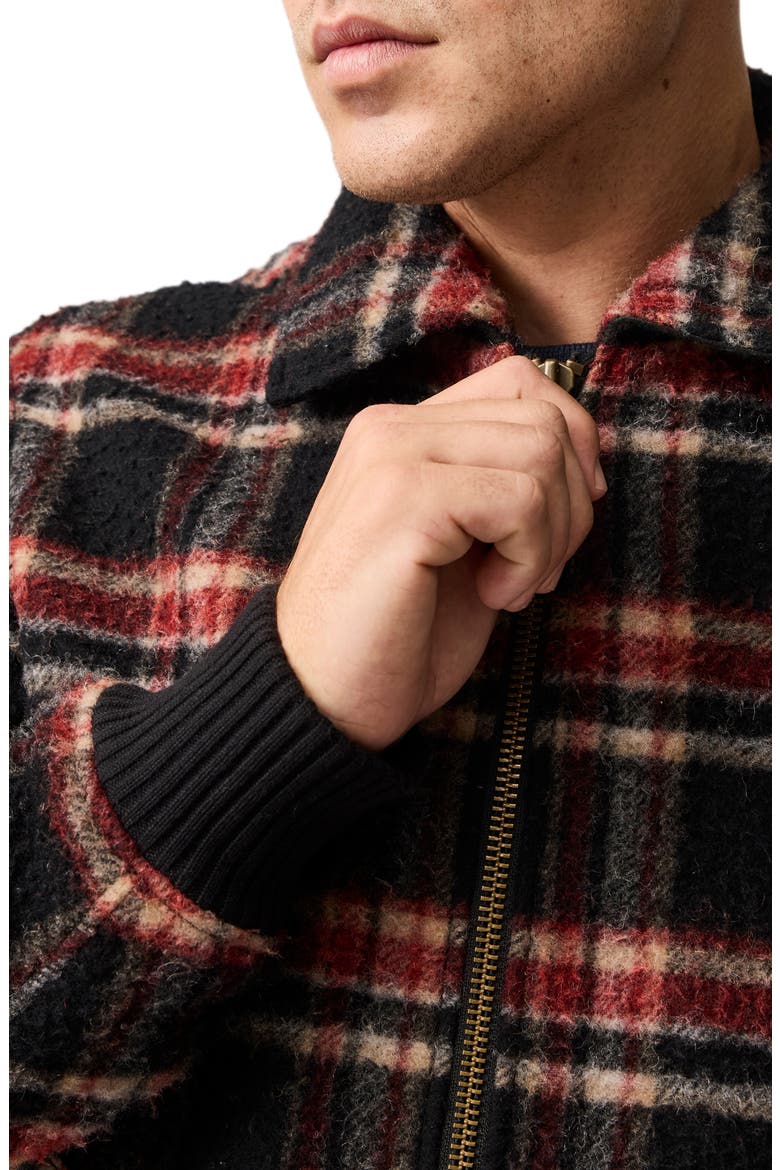Rigney Wool Blend Bomber Jacket, Alternate, color, MIDNIGHT