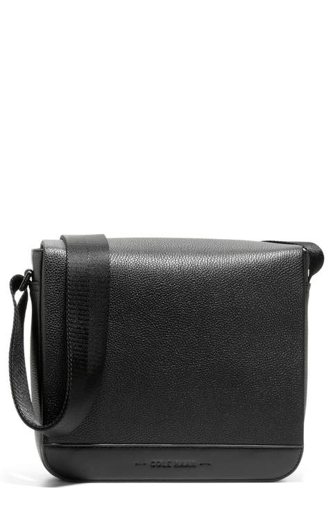 Small Triboro Leather Messenger Bag