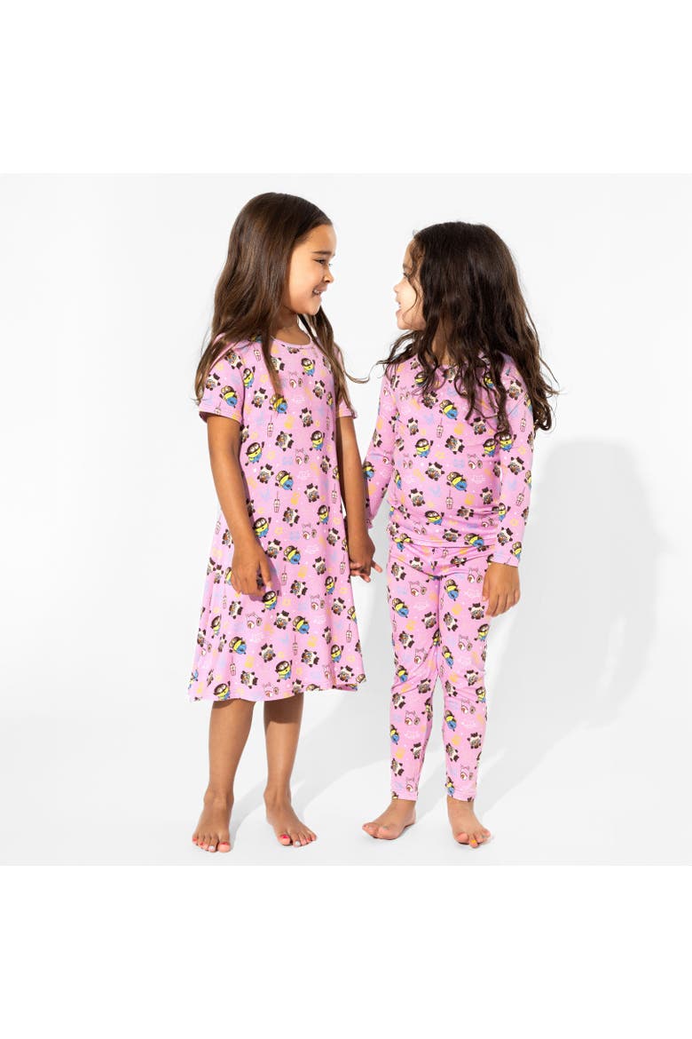 Kids' Despicable Me 4 Minions Always Popping Set of 2 Piece Pajamas, Alternate, color, Minions Always Popping