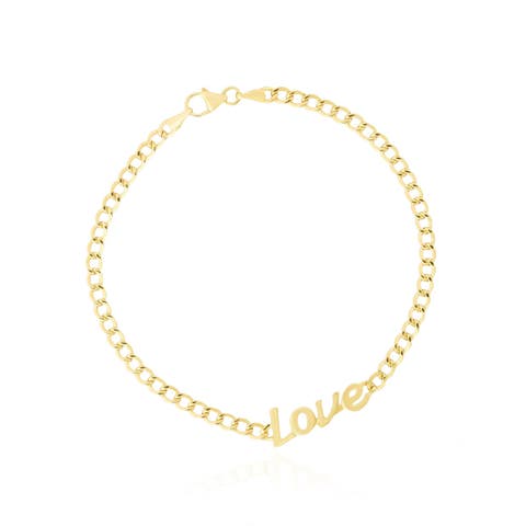 Curb Love Bracelet