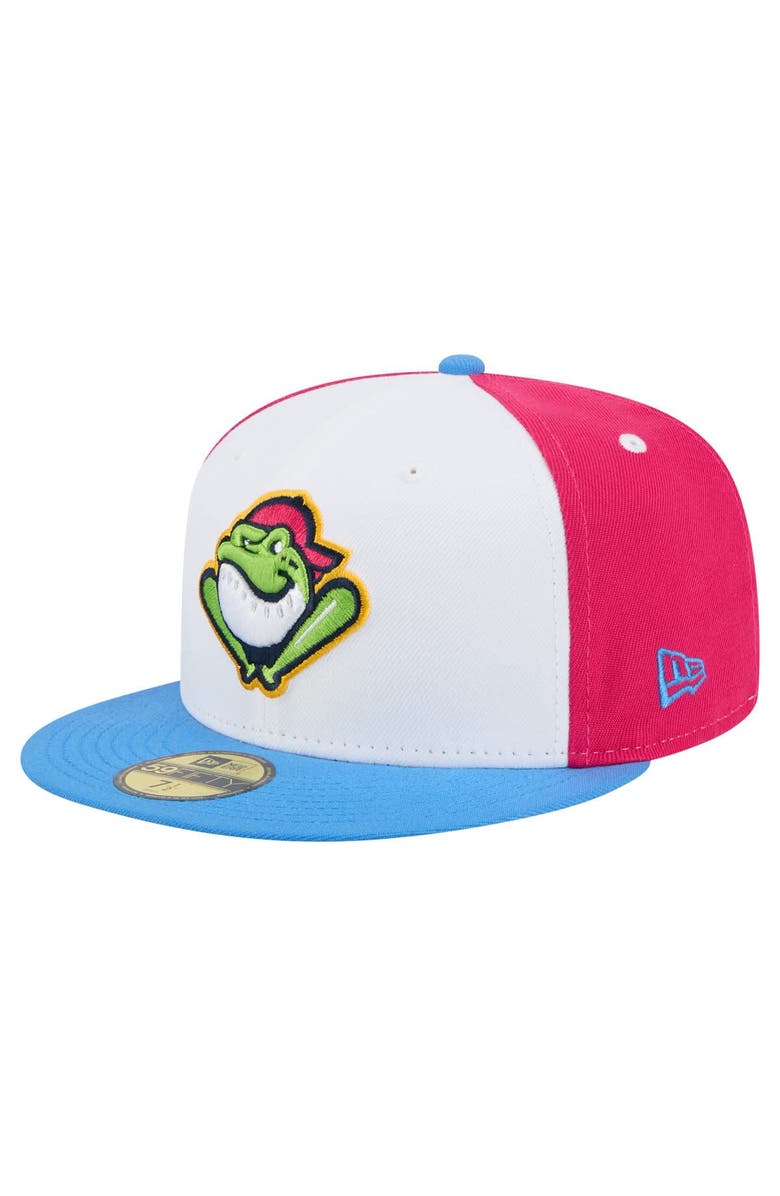 New Era Men's New Era White Greenville Drive Copa de la Diversión 59FIFTY Fitted Hat, Main, color, 