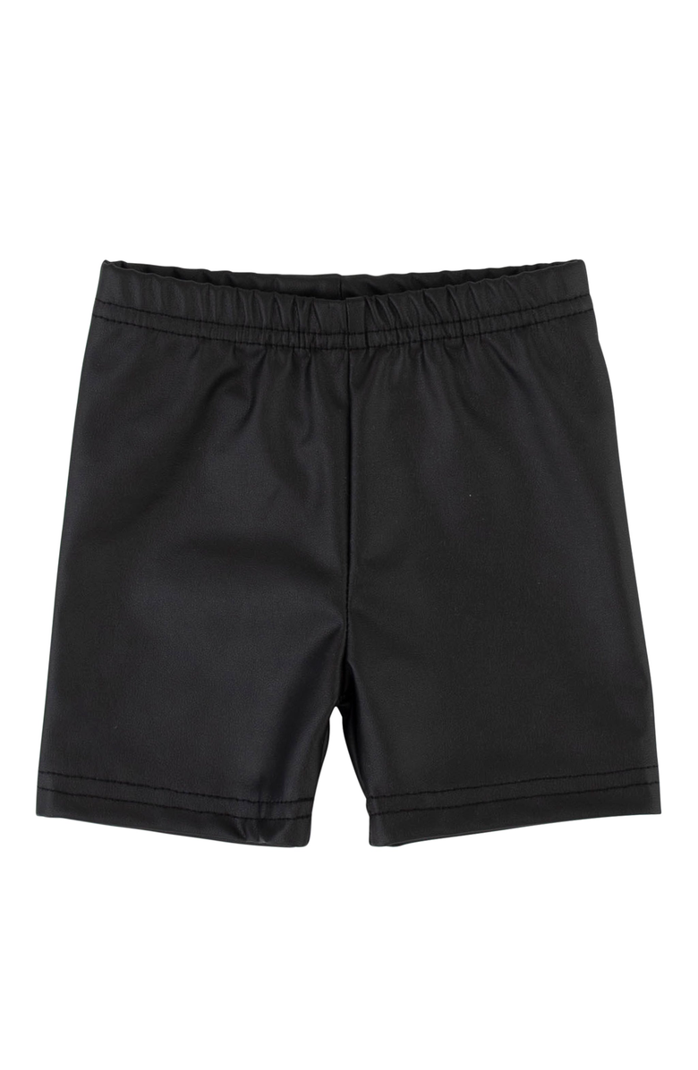 NoggiWear Leather shorts, Main, color, Black