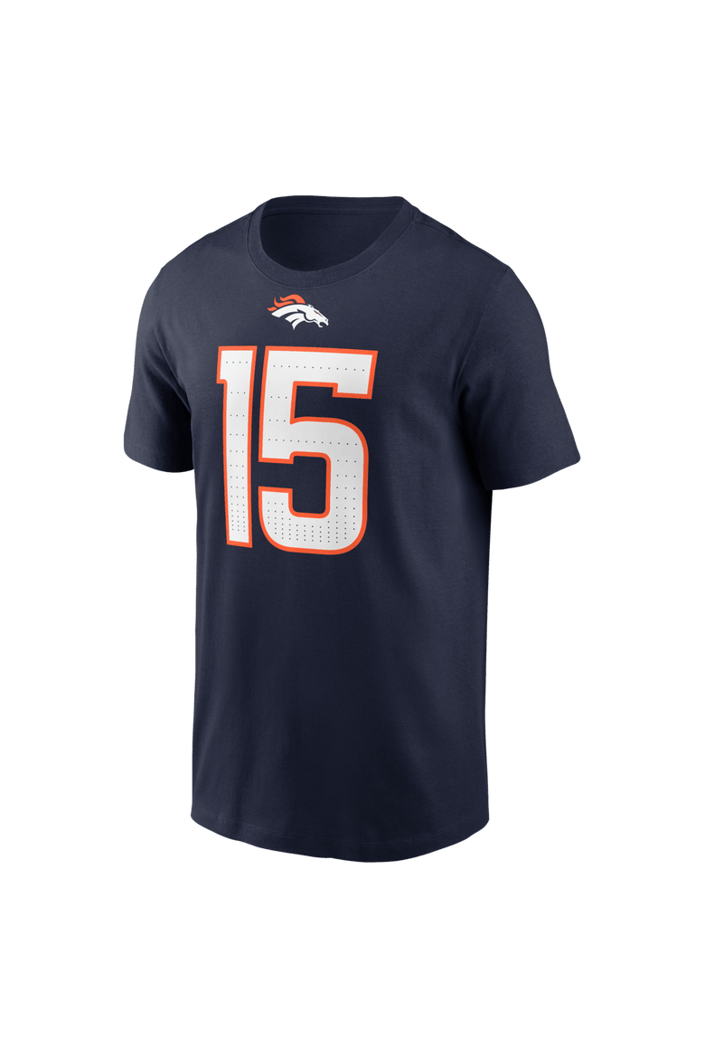 Men's Nike Nik Bonitto Navy Denver Broncos Player Name & Number T-Shirt, Alternate, color, Navy