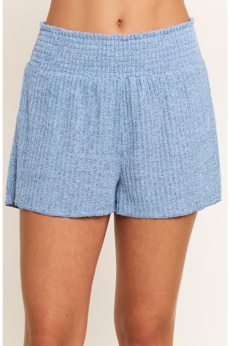 Dream Cloud Shorts, Main, color, HEATHER COASTAL BLUE