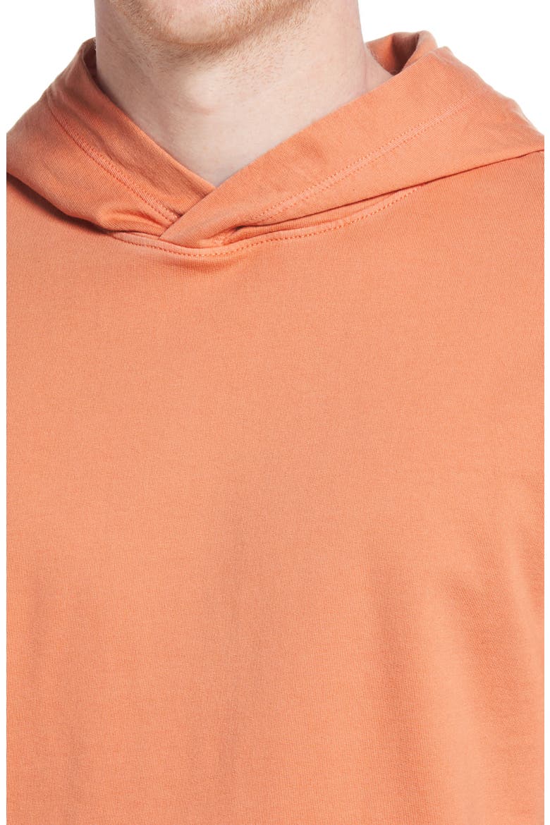 Terry Pop Over Hoodie, Alternate, color, COPPER