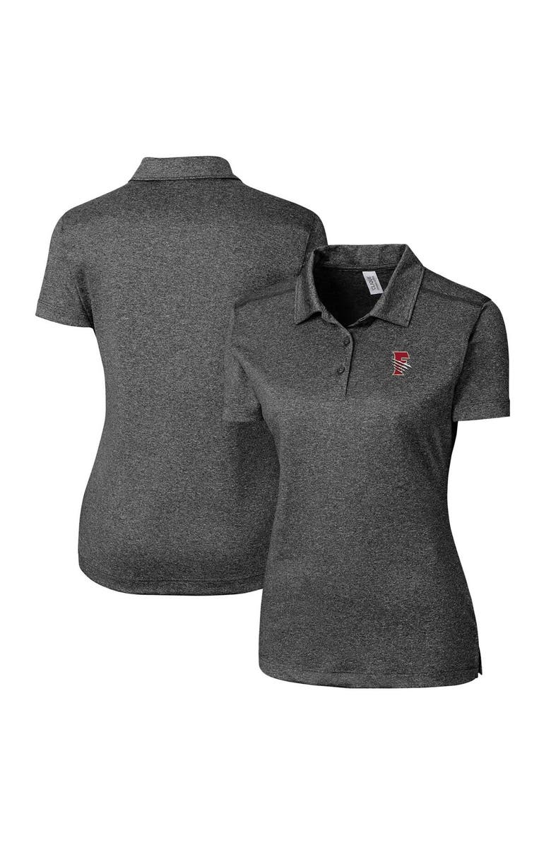 Cutter & Buck Women's Cutter & Buck Heather Black Fresno Grizzlies Clique Charge Active Polo, Main, color, 