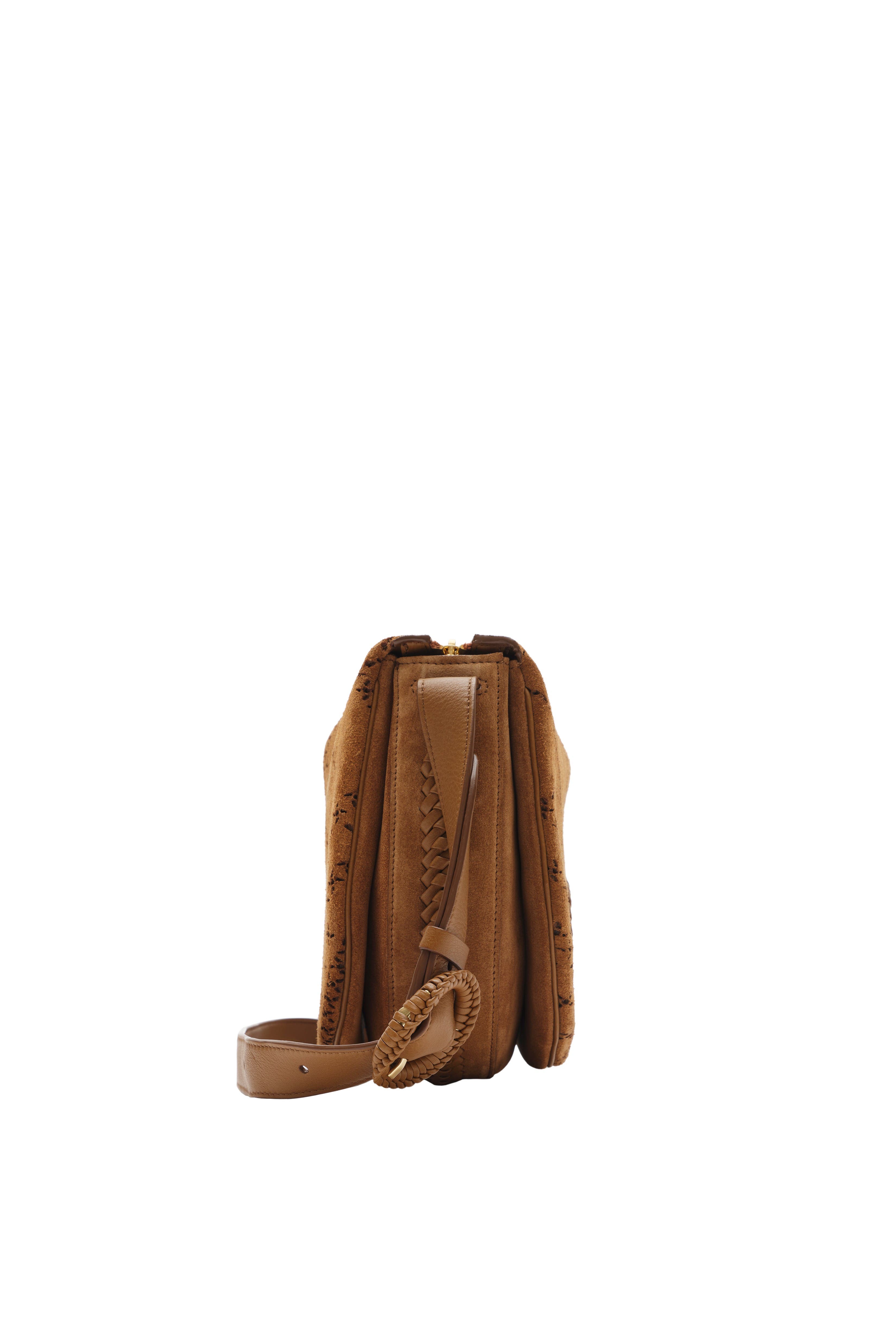 Burberry Tavistock Crossbody Bag, Alternate, color, Hazel Brown