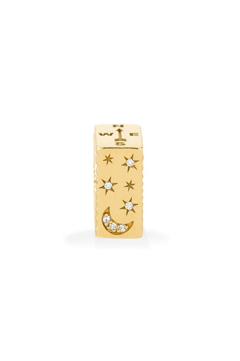 Diamond Compass Bead Charm, Alternate, color, YELLOW
