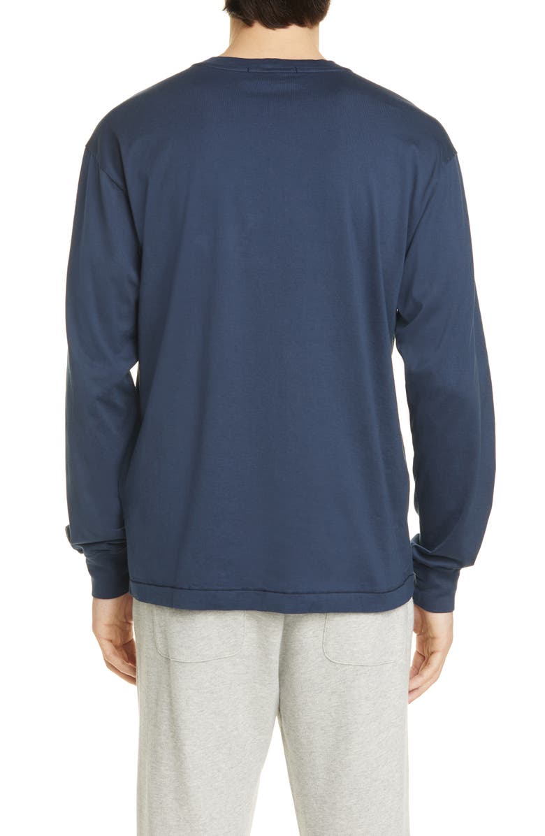 Stone Island Logo Patch Long Sleeve T-Shirt, Alternate, color, 