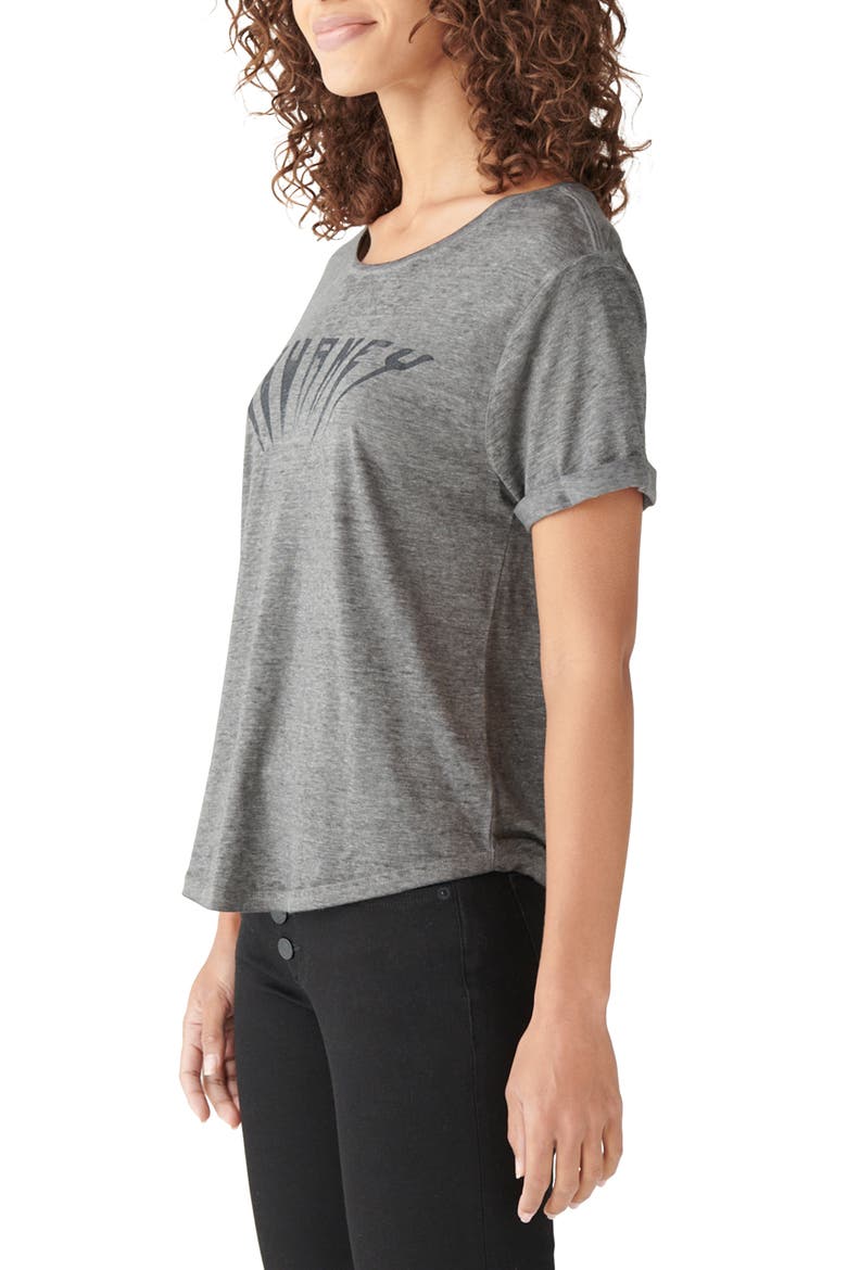 Journey Cotton Blend Graphic Tee, Alternate, color, BLACK MOUN