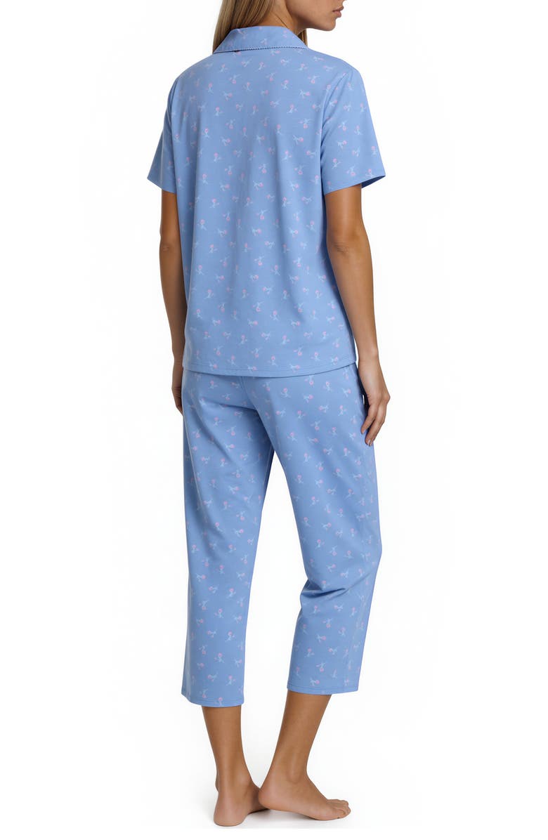 Flora By Flora Nikrooz Gabbie Pajamas, Alternate, color, Denim