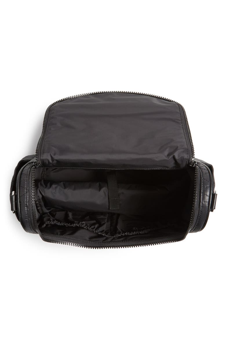 'Jude' Nylon Baby Bag, Alternate, color, BLACK