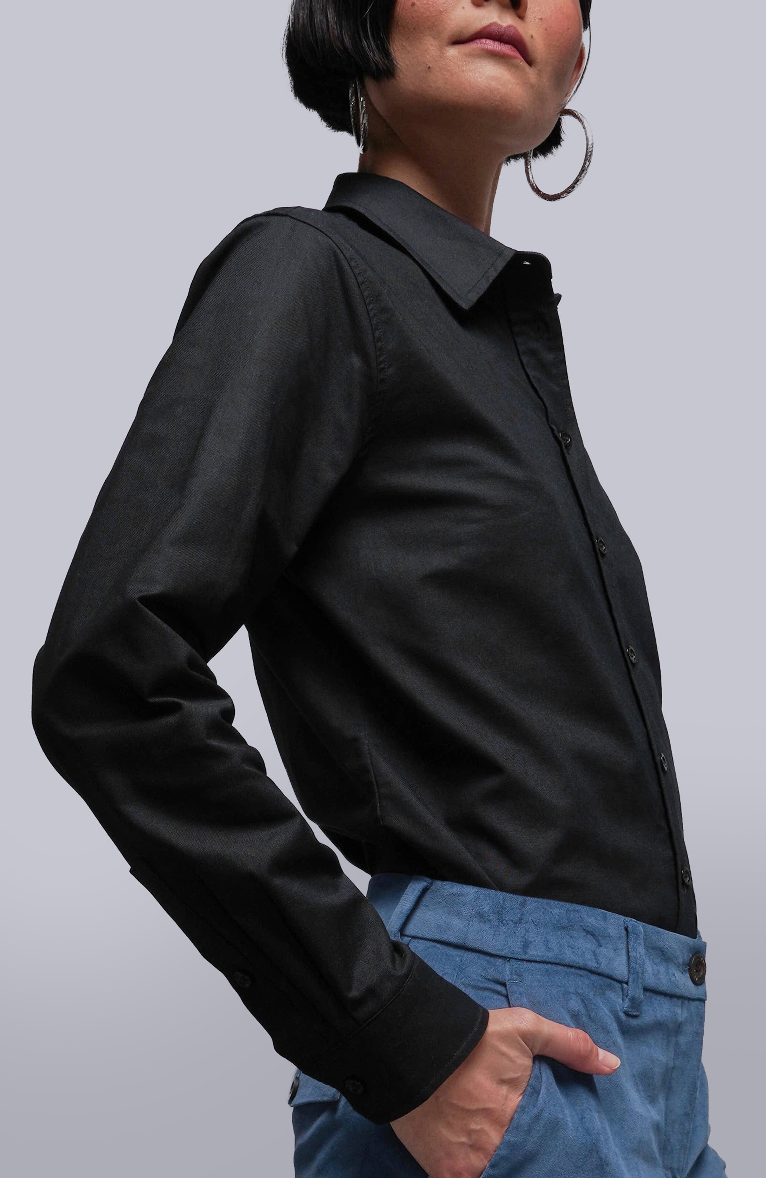 The Essential Long Sleeve Oxford Button Up - image 2